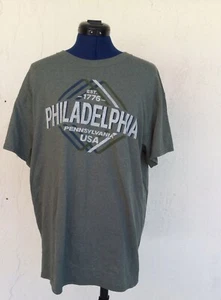 PHILADELPHIA PENNSYLVANIA MENS T-SHIRT (COULD USE TO VISIT THERE) SIZE LARGE PRE - Picture 1 of 6