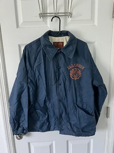 Vintage Collegiate Pacific University Of Illinois Windbreaker Jacket Size Medium - Picture 1 of 4
