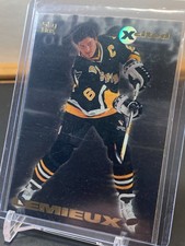 1995-96 SkyBox E-Motion Xcited Mario Lemieux Pittsburgh Penguins #10