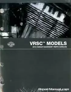 2012 Harley Davidson VRSC V-Rod Motorcycle Parts Manual : 99457-12 - Picture 1 of 1