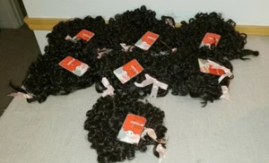 13 VTG WIGS NOS W/TAGS 100% KANEKALON OF JAPAN BROWN CURLS & BRAIDS COSTUME - Picture 1 of 12