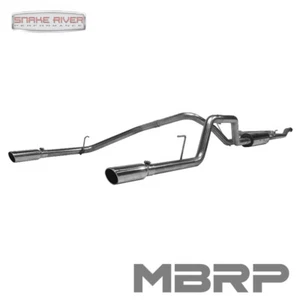 ESCAPE MBRP PARA 2004-2015 NISSAN TITAN 5,6 L DOBLE DIVISIÓN TRASERA ACERO INOXIDABLE S5402409 - Imagen 1 de 4