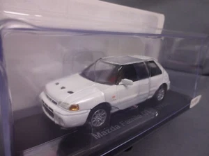 Mazda Familia GTR 1993 White 1/43 Scale Box Mini Car Display Diecast Vol 248 - Picture 1 of 7