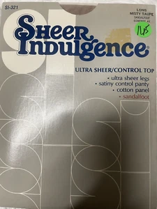 (165) Sheer indulgence SI-321 Long Misty Taupe pantyhose - Picture 1 of 4