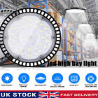 LED High Bay Light UFO Factory Workshop Warehouse Industrial Lights Lamp 6500K