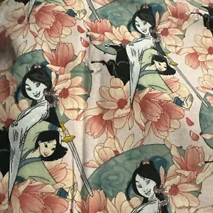 Disney Princess Mulan Quilting Craft Fabric 36” X 18” DIY Fabric - Picture 1 of 6