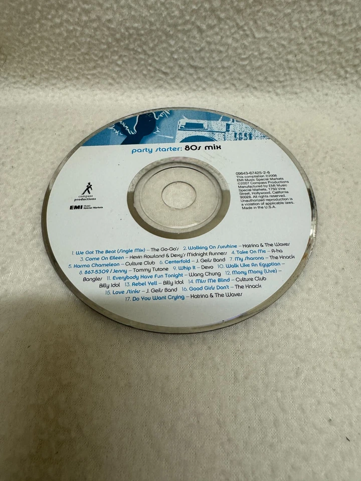 Party Starter 80s Mix CD - CD ONLY GOOD CONDITION!!! - Image 1 of 1