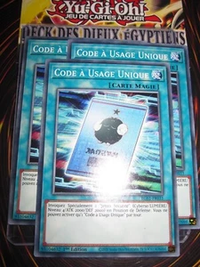 YU-GI-OH! PLAYSET (LOT DE 3) CODE A USAGE UNIQUE EGS1-FR031 FRANCAIS EDITION 1 - Picture 1 of 1