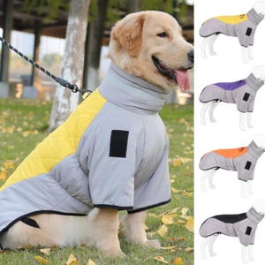 Warm Pet Dog Coats Jacket Outdoor Clothes Waterproof Winter Vest Puppy Coat - Picture 1 of 29