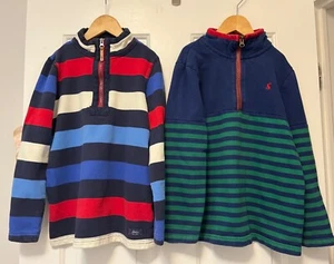 Joules 9 10 Boys 140 long sleeve zip neck pullover sweatshirt sweaters - Picture 1 of 8