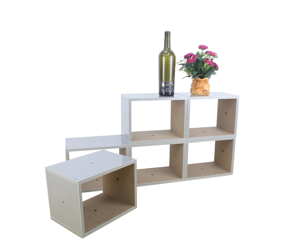 Cubby Hole Storage Organizer Modular Wood Blocks Cubes Toy Shoe Rack Dorm - Image 1 of 4