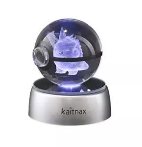 Kaitnax 3d Crystal Ball Lamp Laser Engraving Image in the Ball LED Color Change - Picture 1 of 6