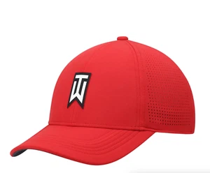 Nike TW Tiger Woods Collections Legacy 91 Golf Cap Red White Hat - SIZE S/M - Picture 1 of 4