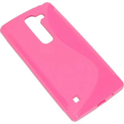 SSYL CUSTODIA TPU SILICONE S-LINE BACK COVER CASE PINK FUCSIA LG SPIRIT NUOVA - Immagine 1 di 4