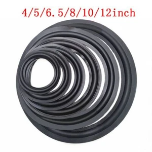 Rubber Edge Rings Replacement Parts Speaker Surround Rubber 4/5 /6.5/8/10 inch - Picture 1 of 23