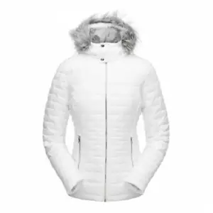 Spyder Damen Edyn weiß isoliert leichte Daunenjacke XL - Bild 1 von 3