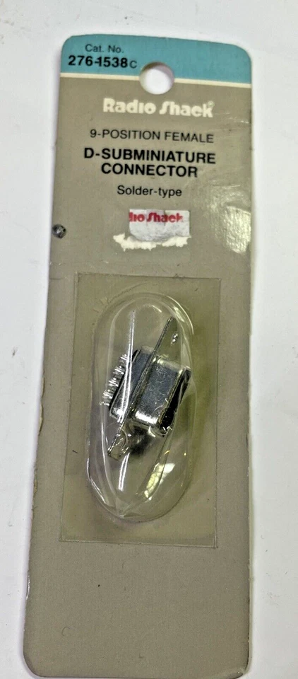 RadioShack 276-1538C Female Cable D-Sub Connector Jack 9-Position - Image 1 of 1