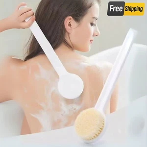 Dusch-Badebürste mit langem Griff und weichen Borsten Rückenmassage Schrubber - Bild 1 von 7