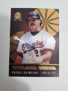 1995 PINNACLE SPORTFLIX UC3 BASEBALL RAFAEL PALMEIRO #CS16 CYCLONE SQUAD ORIOLES
