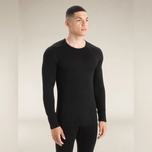 Icebreaker men’s 260 tech merino wool base layer long sleeve top Small - Picture 1 of 5
