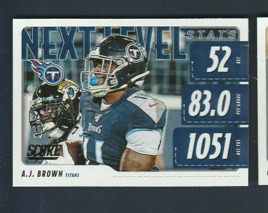 2020 Score NFL Football Next Level # NLS-AB A.J. Brown - Image 1 of 1