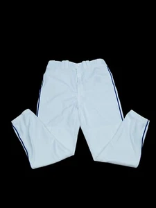 Mizuno Elastic Bottom BaseballPants - White Blue Strip - Adult Medium XL - Picture 1 of 3