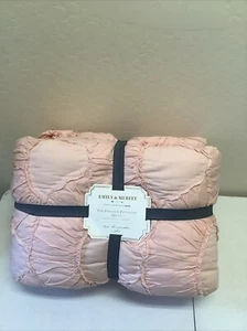 Trapunta TWIN Pottery Barn Teen Emily & Meritt Parigina Sottoveste Blush Rosa - Foto 1 di 3