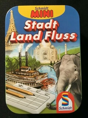 Stadt Land Fluss - Schmidt Mini - Reisespiel - Mitbringsspiel - Bild 1 von 2