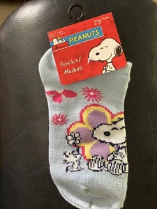 New! The Peanuts spring Socks kids sock 6-8 - Picture 1 of 1
