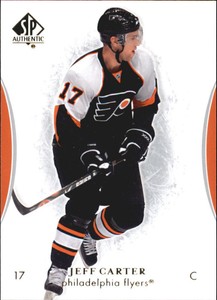 2007-08 SP Authentic Flyers Hockey Card #3 Jeff Carter
