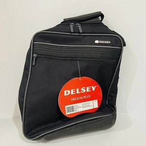Delsey Helium Plus Reporter Bag Noir/Black Brand New - Picture 1 of 5