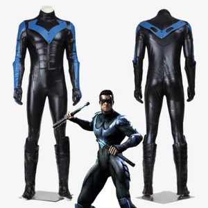 Batman Young Justice Nightwing Suit Cosplay Costume - Picture 1 of 12