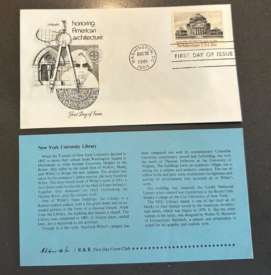 1981 #1930 18c Palace of the Arts, Artmaster FDC - Image 1 of 1