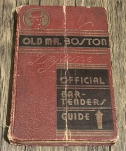 Old Mr Boston Deluxe Official Bartender's Guide 1936 1st Edition 3rd Printing PA - Bild 1 von 9