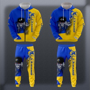 la rams white moletom com capuz