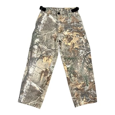 Scent Blocker Youth Medium Pants Camo Realtree Xtra Hunting Bib Adjustable Waist - Image 1 of 4