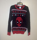 Marvel Comic Deadpool Ugly Christmas Holiday Sweater Size Small SpiderMan F6