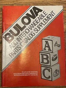 Bulova ABC Interchangeable Parts Catalog Supplement 1974 - original - Picture 1 of 3