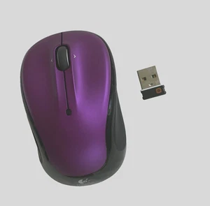 Logitech M325  Wireless Mouse M325 -Purple (Preowned) - Picture 1 of 4