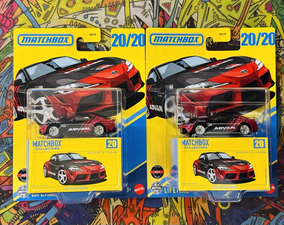 Juego/lote X2 Matchbox Premium Collectors Advan 2023 Toyota Supra 20/20 Foto 1 de 1