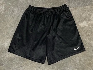 Boy’s Nike Black Mesh Drawstring Basketball Shorts Youth Size 14-16 - Picture 1 of 8