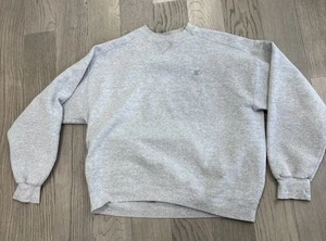Sudadera Vintage Starter Para Hombre L Gris Pullover Cuello Redondo Pullover - Imagen 1 de 4