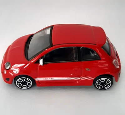 Modellino Fiat 500 Abarth 1:43 rossa - Immagine 1 di 4
