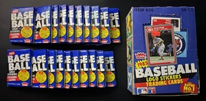 (20) 1985 Fleer Baseball ungeöffnet versiegelt Wachspackung Posten Clemens RC? Puckett RC ? - Bild 1 von 3