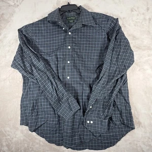 Ralph Lauren LRL Mens Shirt Green Red White  Check Plaid Flannel XL No Size Tag - Picture 1 of 10