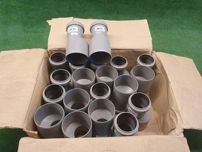 1 x HT Reduzierung HTR Übergang DN 70 / 50  grau innen HT Rohr - Bild 1 von 4