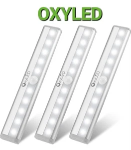 OxyLED Schranklicht mit Bewegungsmelder, Bewegungsmelder Innen Batterie 3 Stück  - Bild 1 von 9