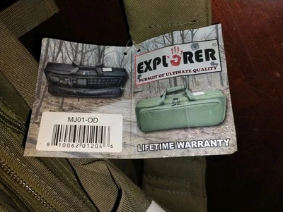 NWT Explorer Rifle/Gun Case Backpack 30"Multiple Customizable Compartments Green - Image 1 of 4