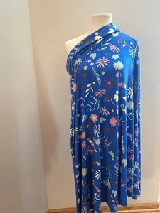 LulaRoe Maxi Skirt XL Flower & Leaf Design - Picture 1 of 3