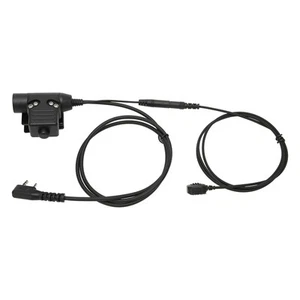 U94 Finger Mic Ptt High Strength Clear Hands Free U94 Ptt Adapter For Kenwoo SPC - Zdjęcie 1 z 12